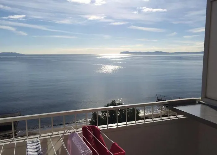 Les Pieds Dans L Eau, Vue Sur Les Iles D'or